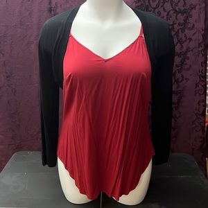 NWT! Black Long sleeve Cutaway Shrug Sweater Cardigan